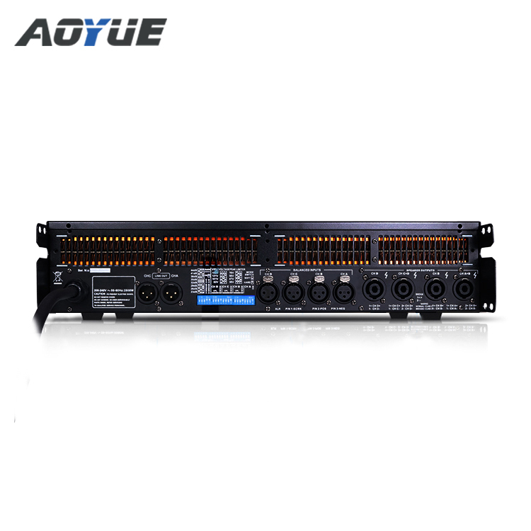 Amplificateur de puissance professionnel 4 canaux 1350w Class TD Amplifier