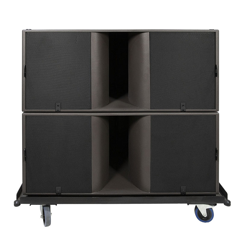 KS28 Double haut-parleur de caisson de basses Dj Super Bass Bar de 18 pouces