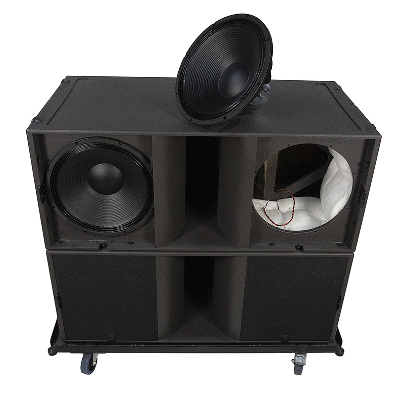 KS28 Double haut-parleur de caisson de basses Dj Super Bass Bar de 18 pouces