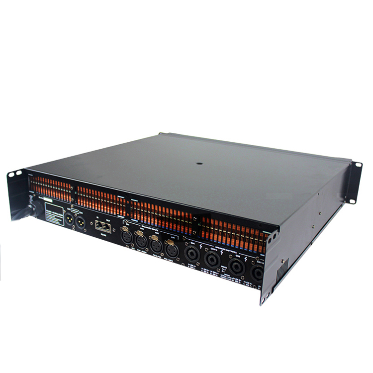 DSP6000Q Amplificateur de puissance audio professionnel 4 canaux avec DSP