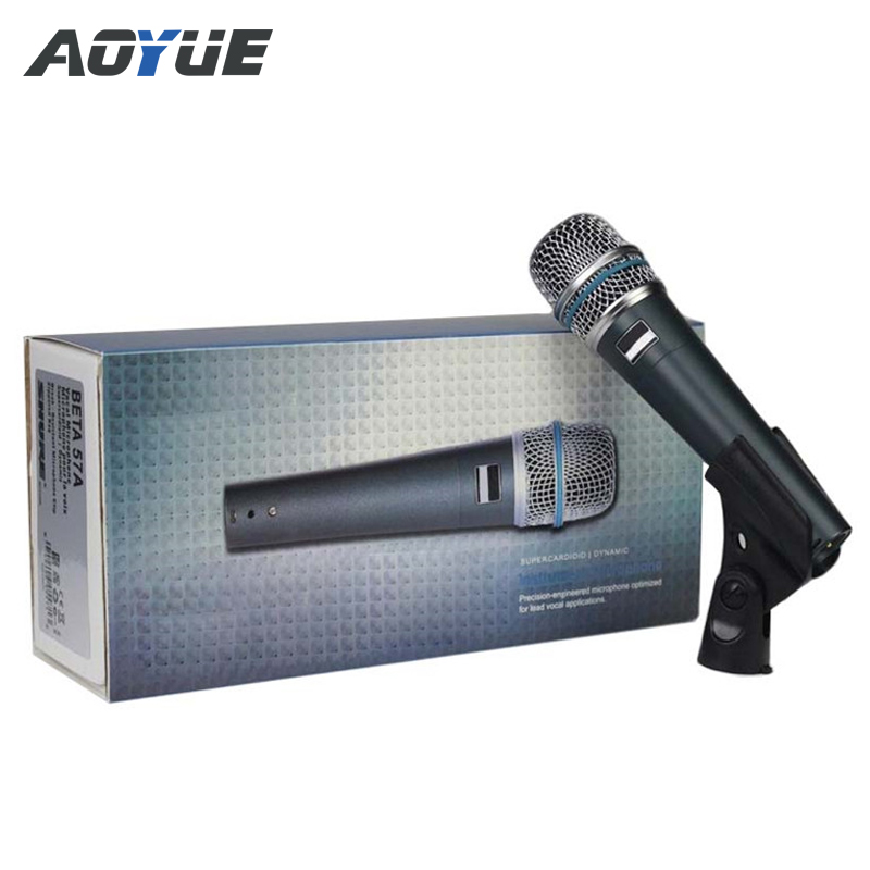 B57A Microphone vocal supercardioïde dynamique portatif filaire